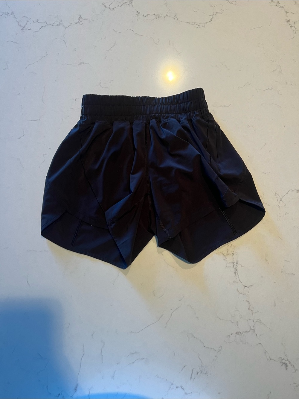 Women’s Black Athletic Layered Shorts